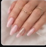 Soft pink manicure